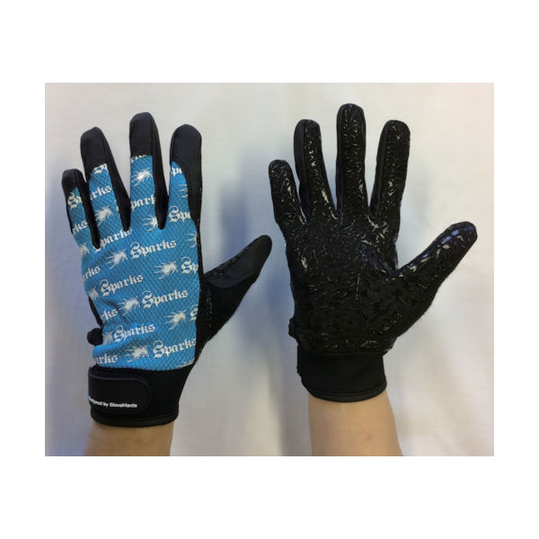 川西工業 川西 スパークスミッド エレクトリックブルー Lサイズ 2949BL-L 1双 856-2498（直送品）