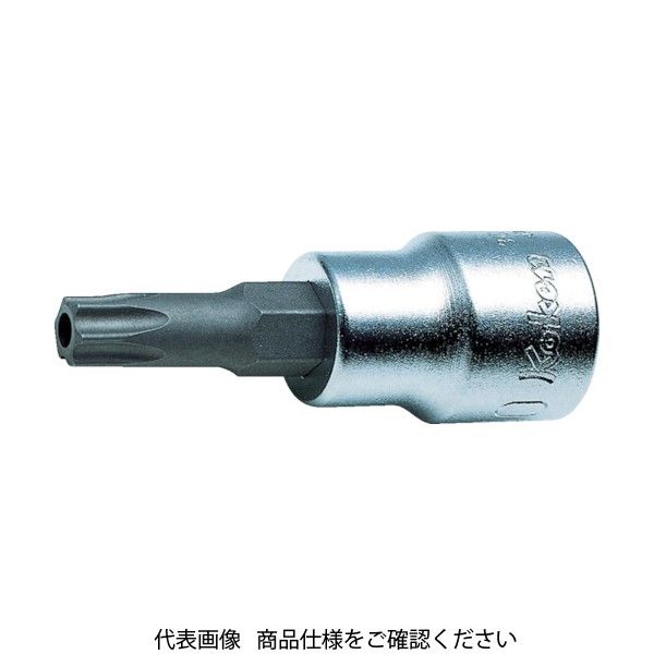 山下工業研究所 コーケン トルクスビットソケット T20 差込角9.5 先端3.9 50L 3025.50-T20H 1個 811-8813（直送品）