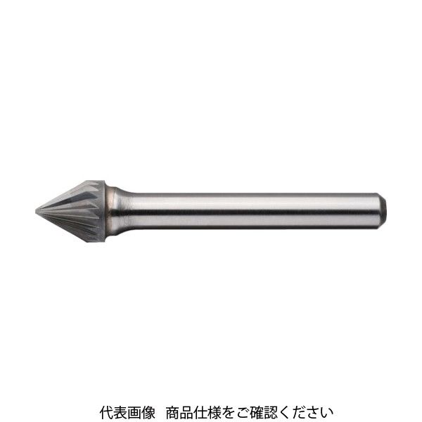 ムラキ MRA 超硬バー Cシリーズ 形状:円錐型60°(クロスカット) 刃長11.0mm CB46C103 1本 835-8341（直送品）