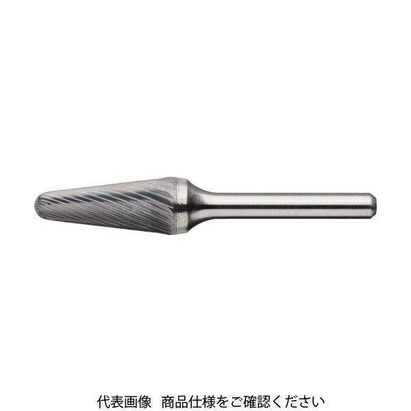 ムラキ MRA 超硬バー Cスパイラルシリーズ 形状:円錐型60°(スパイラルカット) 刃長15.0mm CB46C105S 1本 835-8344（直送品）