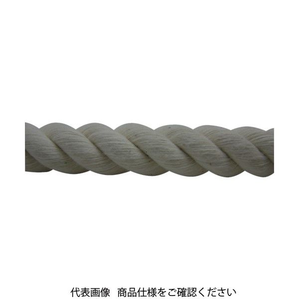 ユタカメイク ロープ 綿ロープ巻物 16φ×200m C16-200 1巻 829-1205（直送品）