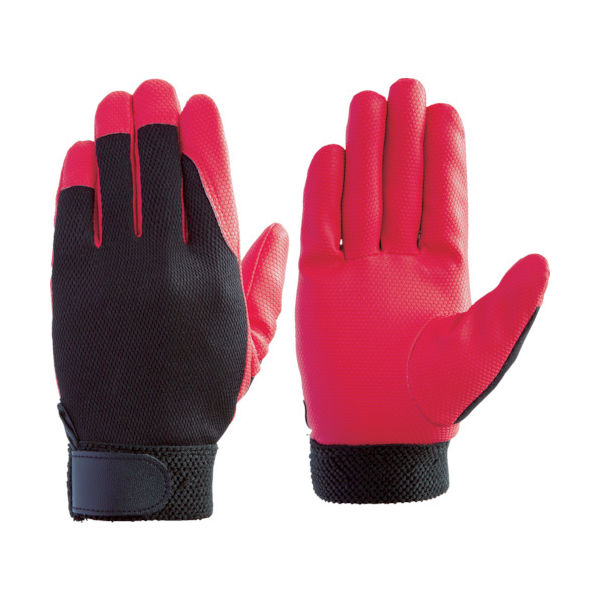 富士グローブ 合皮手袋 デジレッド M 0914 1双 855-5270（直送品）