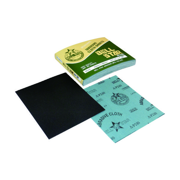 ベルスター研磨材工業 ベルスター 布シートAGJーS P320 BS-320 1セット(50枚) 814-6809（直送品）