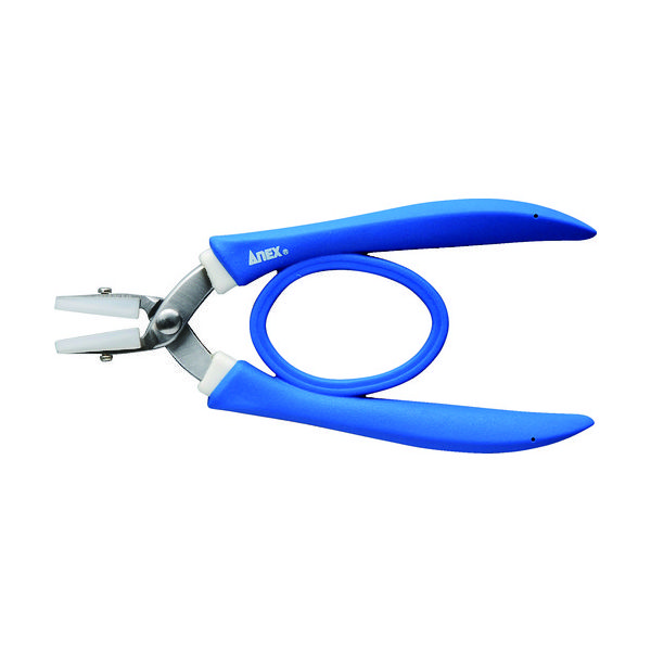 アネックス ラジオペンチ(ステンレス) ナイロンカバー付ラバーグリップヤットコ 標準タイプ(平・平) 全長135mm 251-N（直送品）