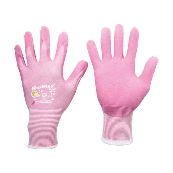 ミドリ安全 ATG 【売切廃番】ニトリルゴム背抜き手袋 マキシフレックス・アクティブ 34ー814 Lサイズ 34-814-L 1双（直送品）