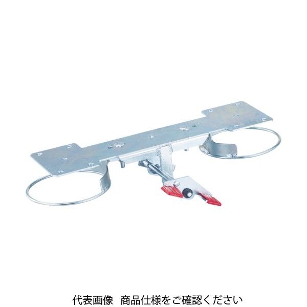 トラスコ中山 TRUSCO プレス製台車 ドンキーカート用リング式ストッパー 自在2輪用 300JRS 1台 856-4198（直送品）