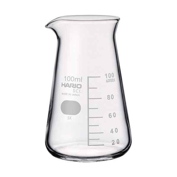 HARIO コニカルビーカー 目安目盛付 100ml CB-100-SCI 1個 855-7576（直送品）