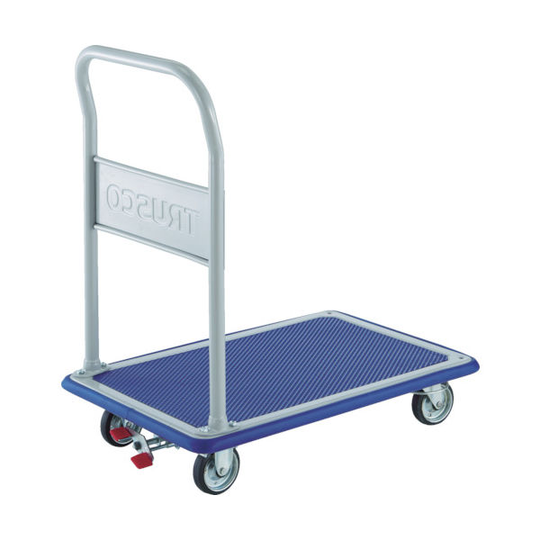 トラスコ中山 TRUSCO プレス製台車 ドンキーカート 固定 4輪リングストッパー付 108NJKRS-4 1台 856-4188（直送品）