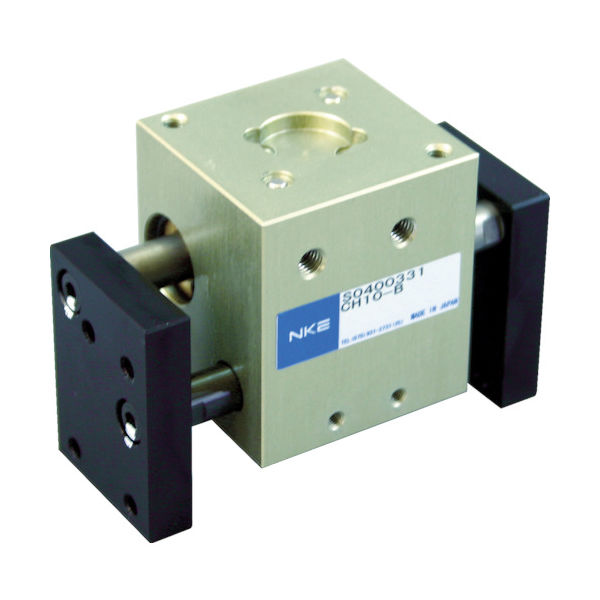 NKE エアチャック 平行角型 CH10ーB 1台 855-3726（直送品）