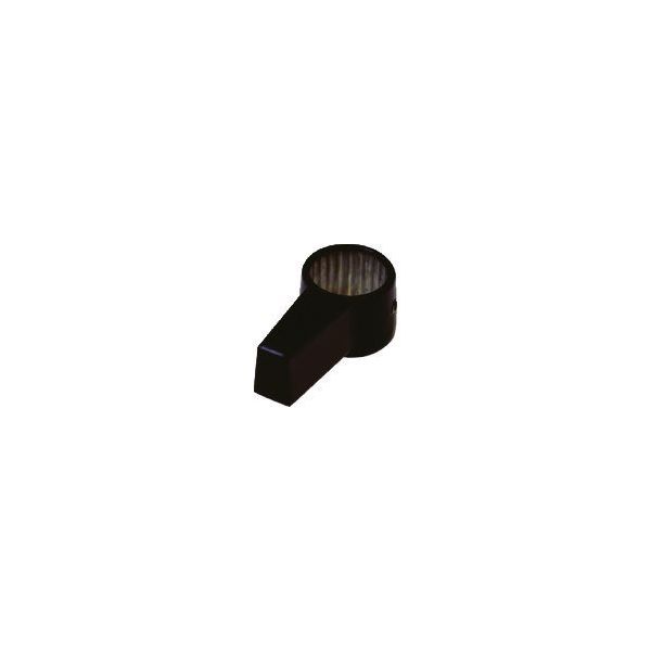 トラスコ中山 TRUSCO シリンダー錠 ノブロック用ノブ ブラック CL-CA057 1個 855-5875（直送品）