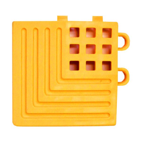 テラモト タッチマット2専用ふち 角ふち 黄 MR-064-690-5 1個 782-4921（直送品）