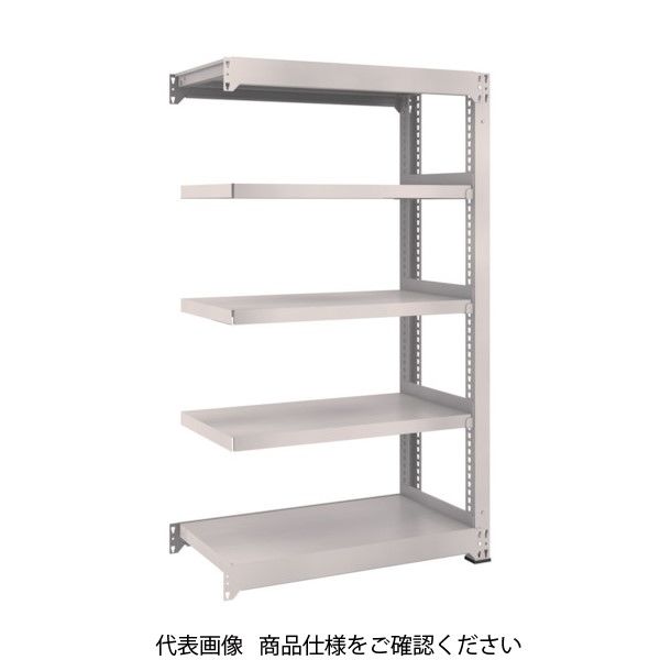 TRUSCO スチールラック M3型中量棚 1500×1121×H1500 5段 連結 ネオグレー M3-55125B NG（直送品）