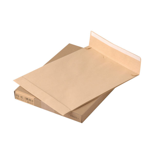 キングコーポレーション 角2 クラフト封筒（マチ、テープ付） K2KH120T 1セット（2箱（10枚入×2））（直送品）