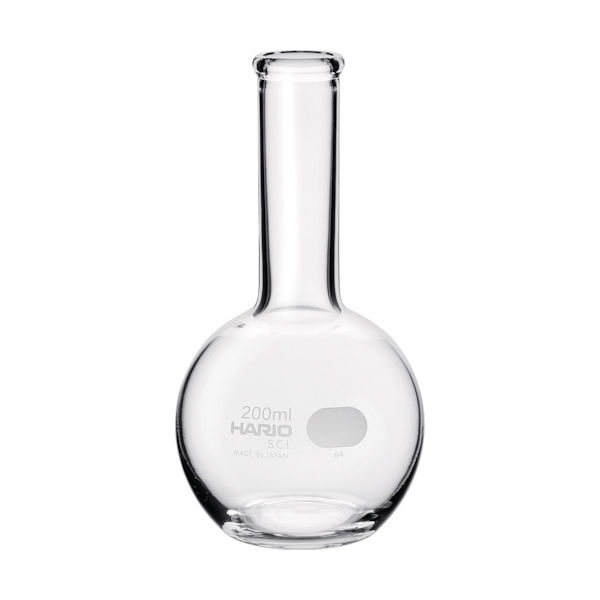 HARIO 平底フラスコ 200ml HF-200-SCI 1個 855-7590（直送品）