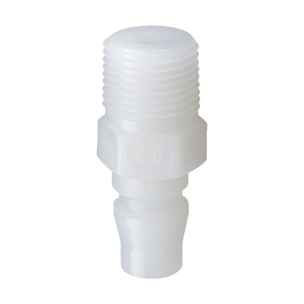 ジョプラックス 樹脂プラグ 相手側取付Rc(PT)3/8 ジョプラPEシリーズ JS-03E 1個 836-9122（直送品）