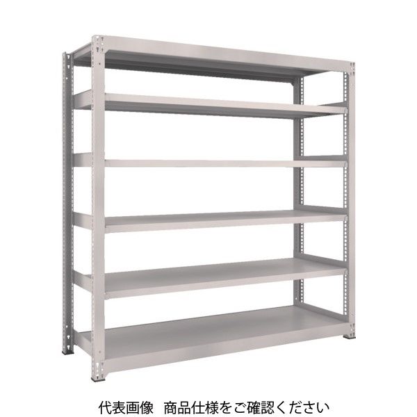 TRUSCO スチールラック M3型中量棚 1800×1121×H1800 6段 単体