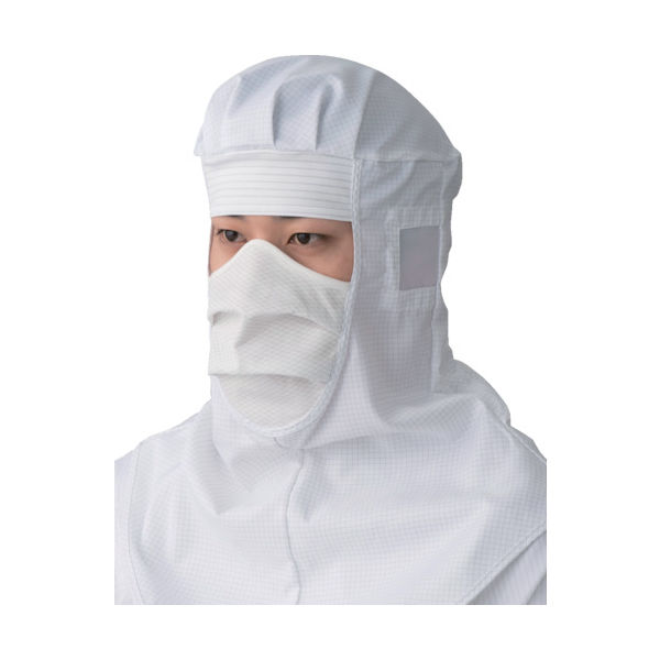 東洋リントフリー TriApex クリーンルーム用フード 超制電フードFS432C L 青 FS432C-02-L 1枚 836-4343（直送品）