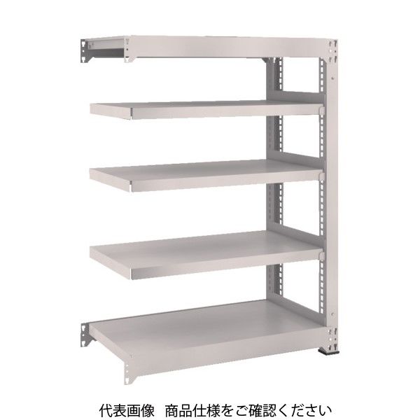 TRUSCO スチールラック M3型中量棚 1200×1121×H1200 5段 連結 ネオグレー M3-44125B NG（直送品）