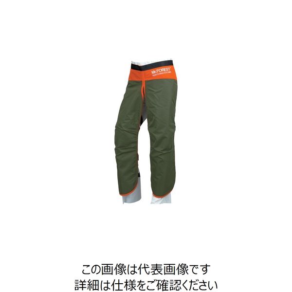マックス Mr.FOREST 防護チャップス オリーブ LLサイズ MT536-OL-LL 1着 836-5409（直送品）
