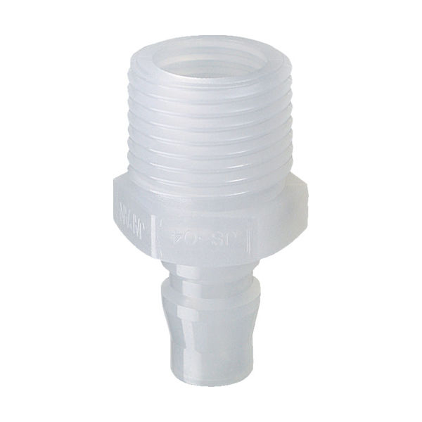 ジョプラックス 樹脂プラグ 相手側取付Rc(PT)1/2 ジョプラPPシリーズ JS-04P 1個 836-9111（直送品）