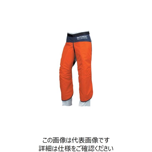 マックス Mr.FOREST 防護チャップス オレンジ Mサイズ MT536-OR-M 1着 836-5410（直送品）