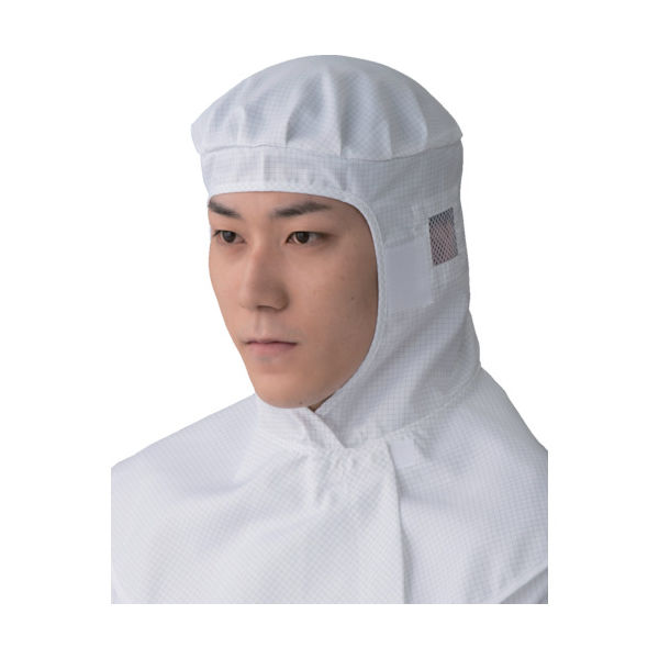 東洋リントフリー TriApex クリーンルーム用フード 超制電フードFS433C LL 青 FS433C-02-LL 1枚（直送品）