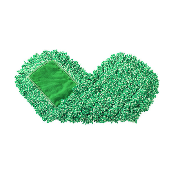 ニューウェルブランズ・ジャパン ラバーメイド ダストモップ 縦×横:127×457mm グリーン J852-GR 1個 836-2650（直送品）