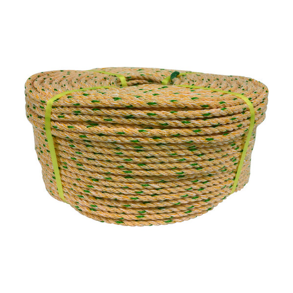 ユタカメイク ロープ KPロープ巻物 10φ×200m K10-200 1巻 835-6118（直送品）