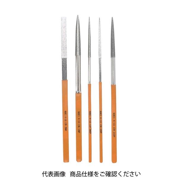 呉英製作所 呉英 DIAヤスリ Kー10 半丸 K-10-HA 1本 852-8885（直送品）