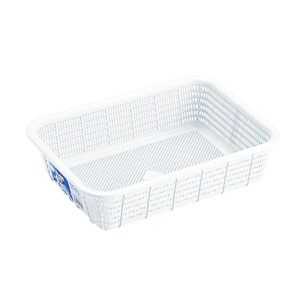 リス キッチンバスケットSホワイト GHAH342 1個 836-2507（直送品）