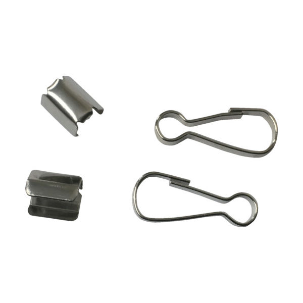 ユタカメイク 金具 紐用ナスカンセット 中丸紐用B4mm×A21m JN-02 1セット 828-0795（直送品）