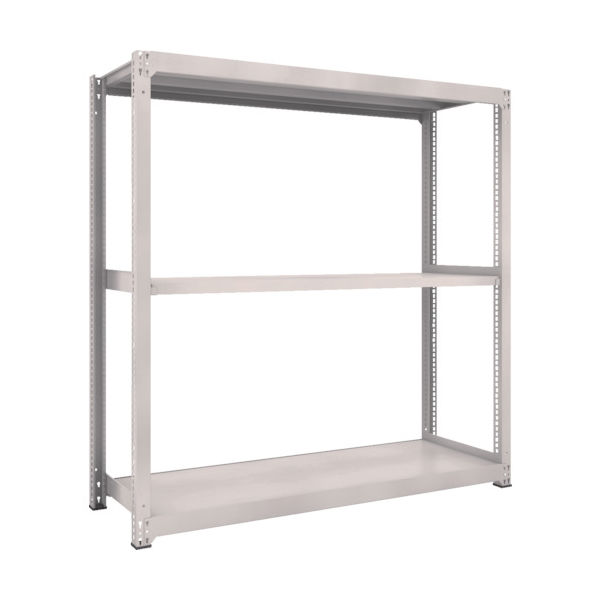 TRUSCO スチールラック M3型中量棚 1500×1121×H1800 3段 単体 ネオグレー M3-65123 NG 1台(1個)（直送品）