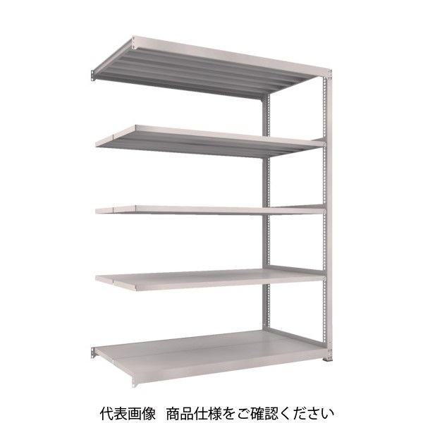 TRUSCO スチールラック M3型中量棚 1500X1121XH2400 5段 連結 ネオグレー M3-85125B NG 1台(1個)（直送品）