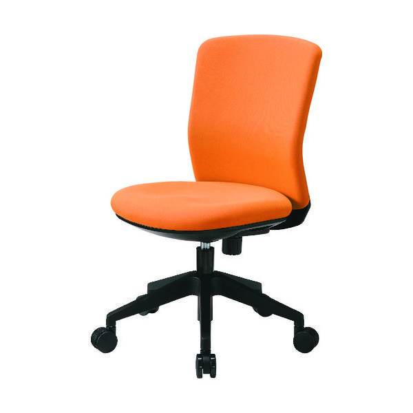 アイリスチトセ 回転椅子 HG1000 本体 オレンジ HG1000-M0-F-OG 1脚 829-1559（直送品）