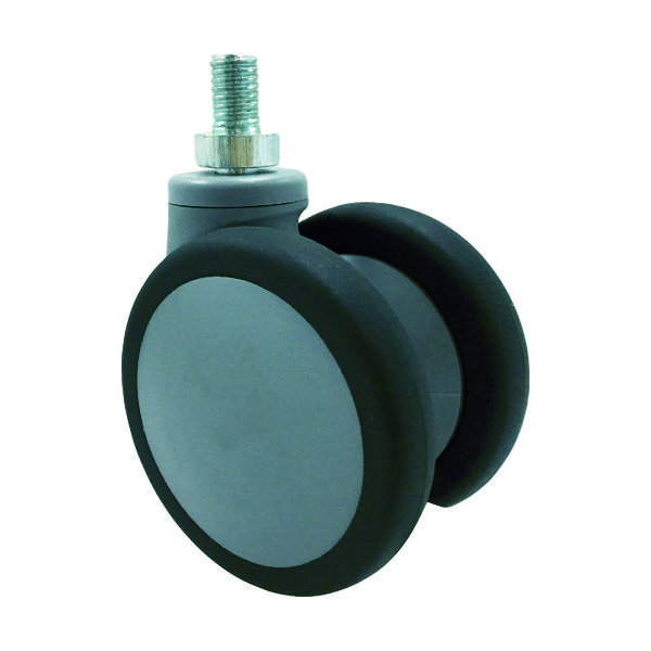 サムソンキャスター SAMSONG デザイン双輪キャスター「Kelly」 ネジ 自在 75mm KELLY-T-75 1個 828-0264（直送品）