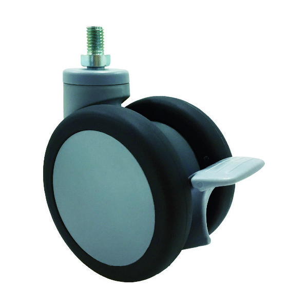 サムソンキャスター SAMSONG デザイン双輪キャスター「Kelly」 ネジ 自在ストッパー付 7 KELLY-TS-75 1個（直送品）