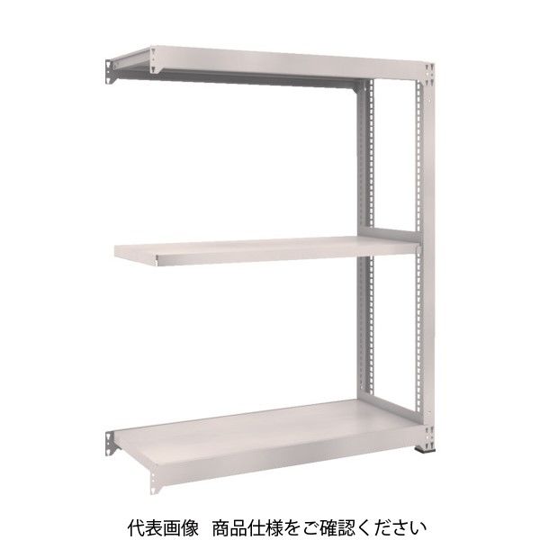 TRUSCO スチールラック M3型中量棚 1800×1121×H1500 3段 単体 ネオグレー M3-56123B NG 1台(1個)（直送品）