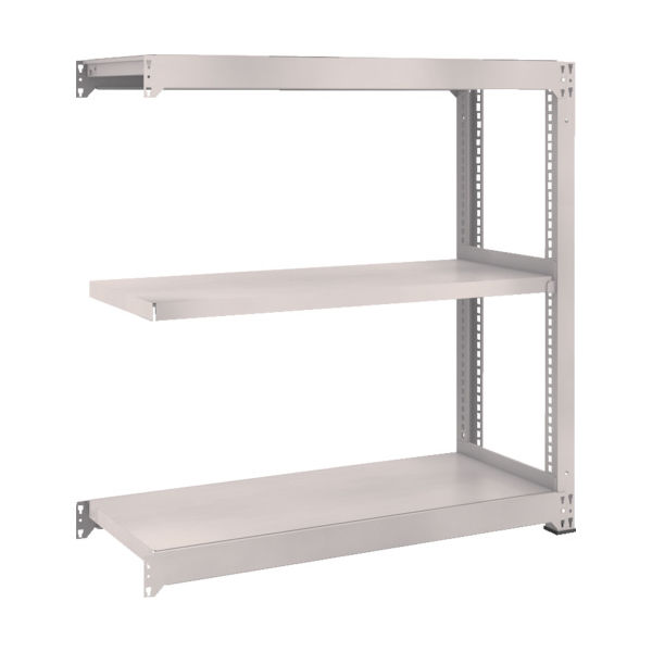 TRUSCO スチールラック M3型中量棚 1500×1121×H1200 3段 連結 ネオグレー M3-45123B NG 1台(1個)（直送品）