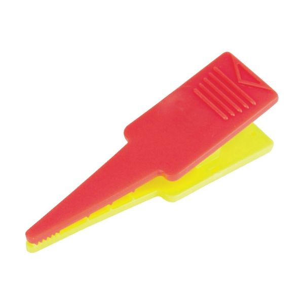 トラスコ中山 TRUSCO ロッドクリップ 赤/黄色 4個入 TPK-RY 1袋(4個) 856-4339（直送品）