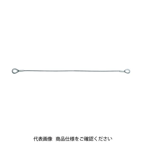 トラスコ中山 TRUSCO ワイヤロープスリング Eタイプ アルミロック 9mmX5m TWEL-9S5 1本 837-0626（直送品）