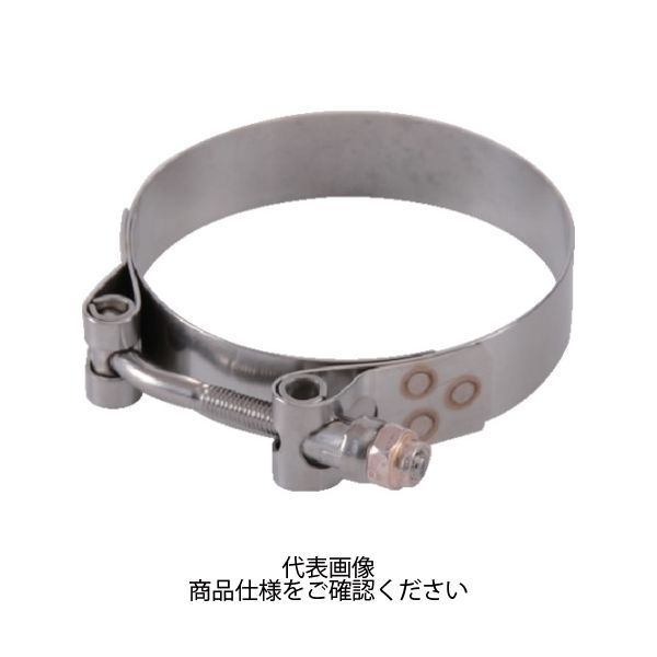 トラスコ中山 TRUSCO Tボルトホースクランプ オールステンレス 102~110mm TTHC-19110 1個 856-6799（直送品）