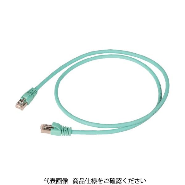 スリーエム ジャパン コーニング 【売切廃番】 Cat6A STPパッチコード5m 青緑 VOL-6ASFL-L5-TL 1本（直送品）