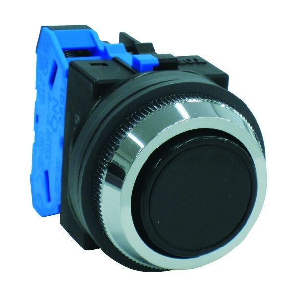 IDEC φ30丸平形押しボタンスイッチ ABN110B 1個 836-8933（直送品）