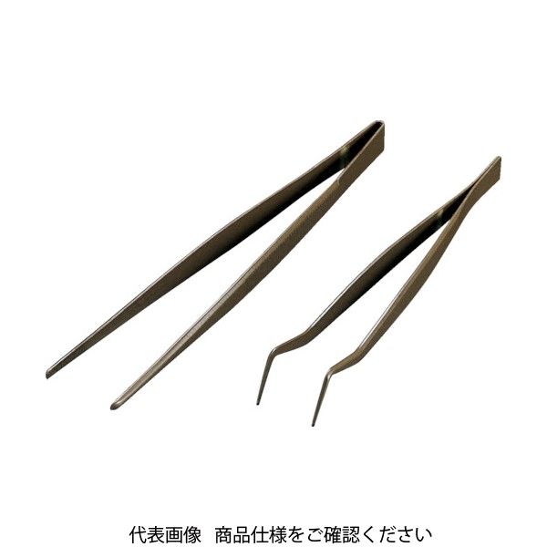 フロンケミカル フッ素樹脂コーティングピンセット 240mm 膜厚約50μ NR0366-005 1本(1個) 835-8598（直送品）