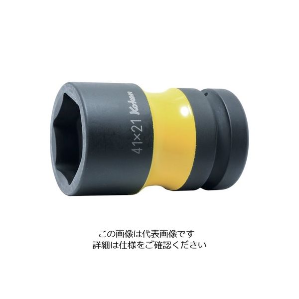 山下工業研究所 コーケン ホイールナット用コンビソケット 差込角25.4mm 対辺41×19mm PW8P-41X19 1個 811-7365（直送品）