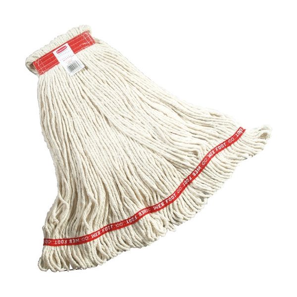 ニューウェルブランズ・ジャパン ラバーメイド クリーニングモップ ウェブフット Lサイズ ホワイト RMA11306WT 1個（直送品）