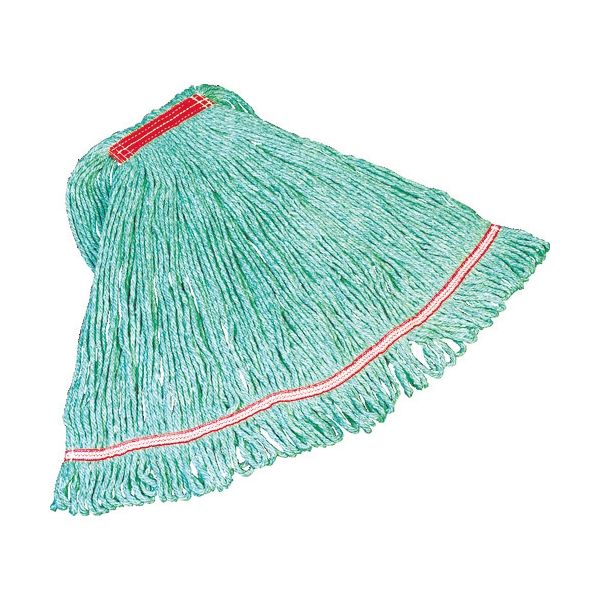 ニューウェルブランズ・ジャパン ラバーメイド クリーニングモップ スウィンガーループ 防縮加工 L グリーン RMC21306GN 1個（直送品）