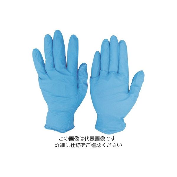 宇都宮製作 シンガー シンガーニトリルディスポグローブNo880ブルー粉付 Sサイズ (100枚入) NBR0450PW-BBS 1箱(100枚)（直送品）