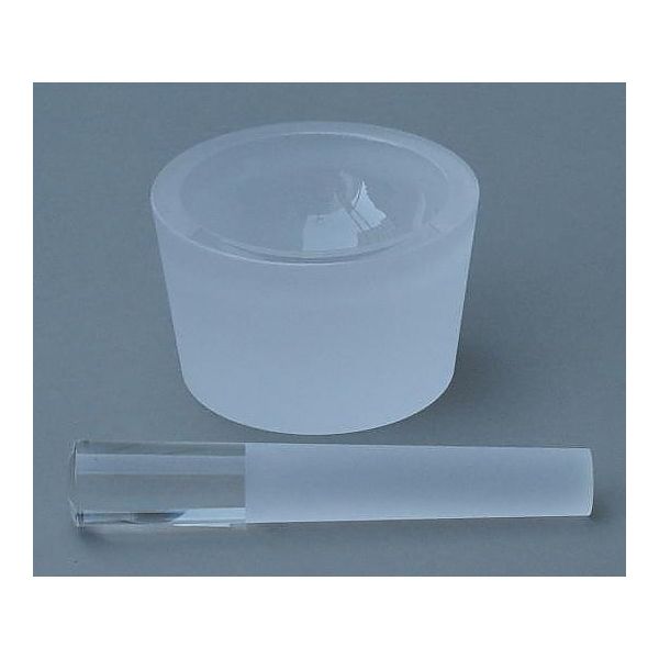 アズワン 高純度石英乳鉢 φ70×φ60×25 乳棒付き CAN-60R 1個 3-2470-02（直送品）