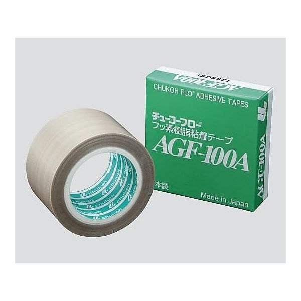 中興化成工業 フッ素樹脂粘着テープ 13×0.13mm×10m AGF-100A-0.13-13 1個 3-2502-01（直送品）